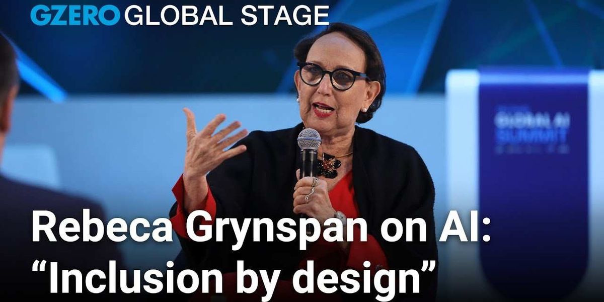 Inclusion by design: Rebeca Grynspan on AI, inequality & global reform