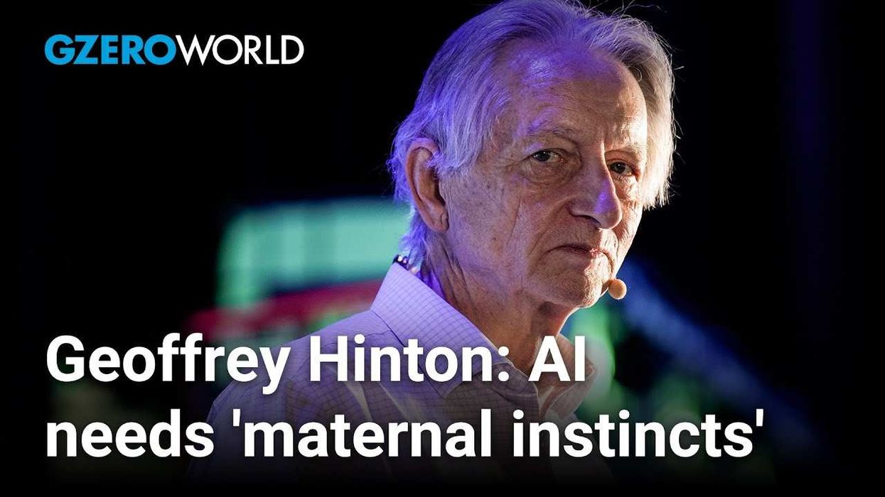 Geoffrey Hinton on how humanity can survive AI