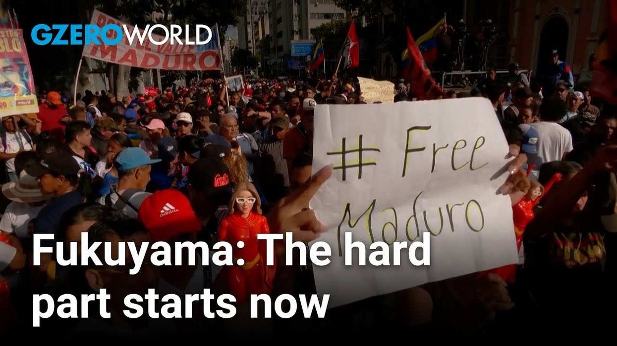 Frank Fukuyama on Venezuela: "This is a nation-building exercise"
