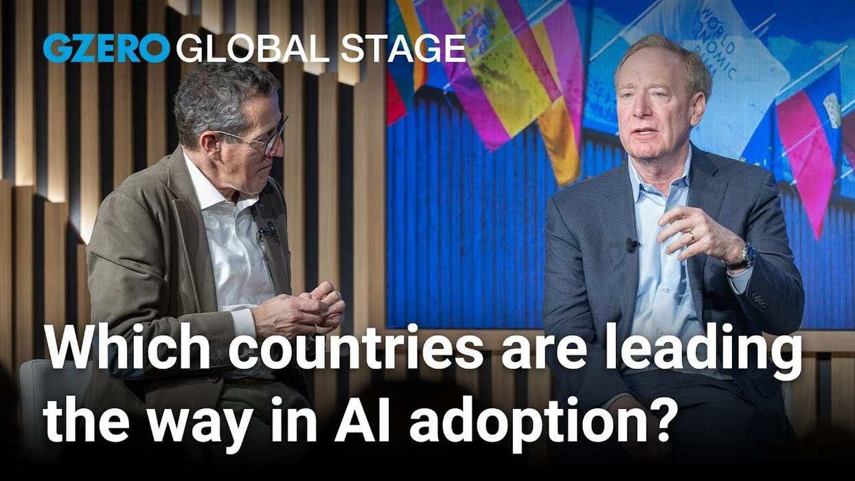 Which countries are leading the way in AI adoption?