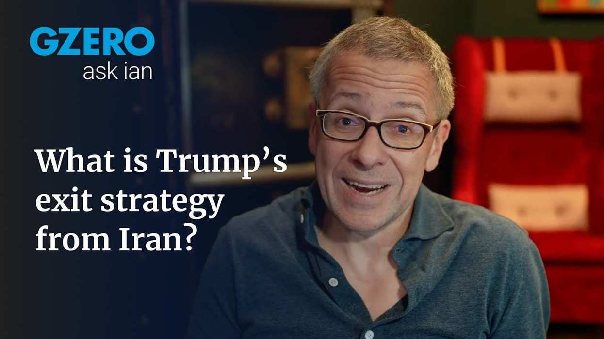 What is Trump's exit strategy from Iran?