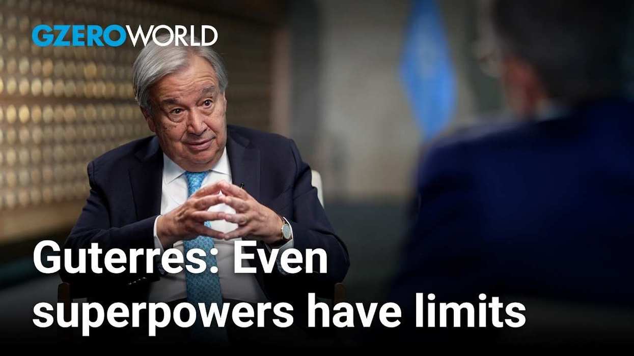 António Guterres: Superpowers can't always get what they want