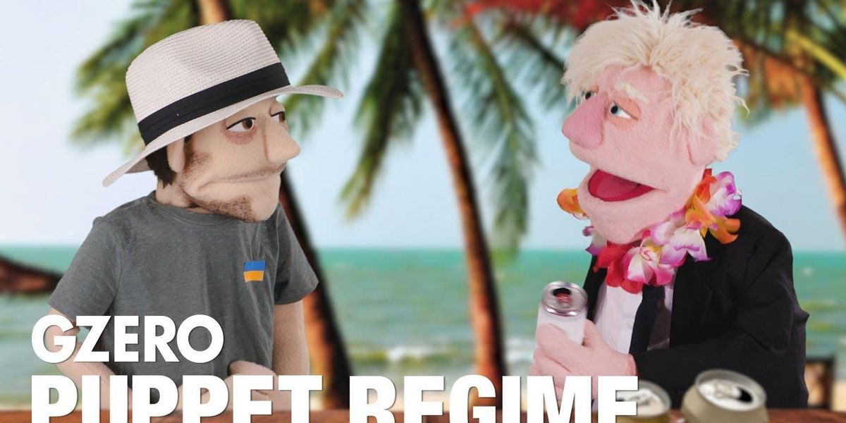 Zelensky and Boris Johnson hit the beach